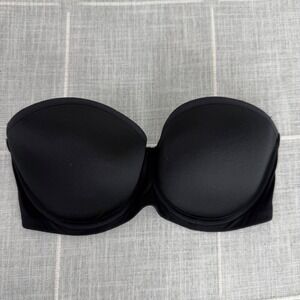 Third Love 24/7 Classic Strapless Bra Black 32D